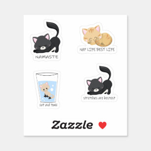 Cute Cats Sticker Set