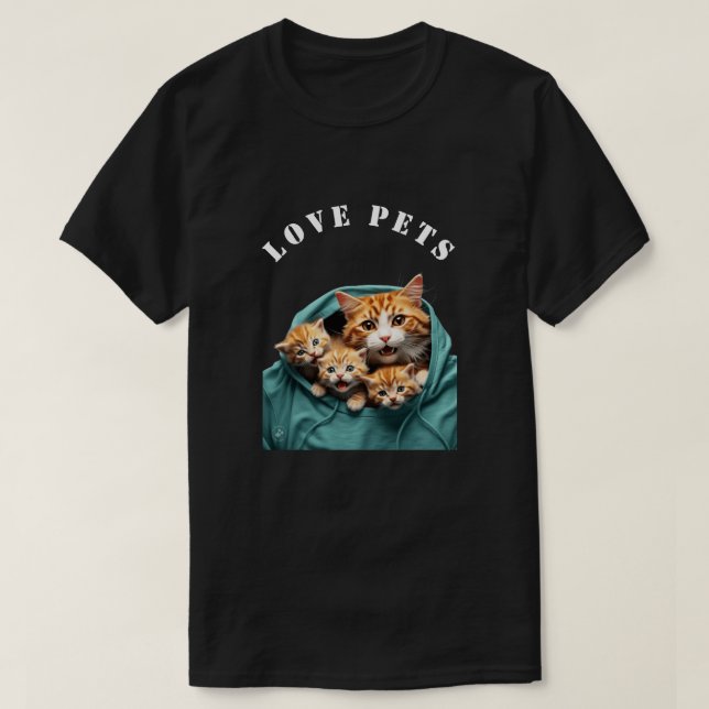 Cute cats T-Shirt (Design Front)