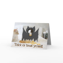 Cute Cats Trick Or Treat Yo'self Halloween