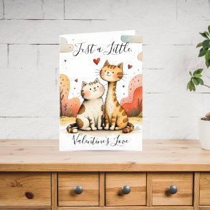 Cute Cats Valentine Card