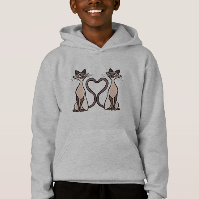 Cute Cats With Lovely Heart (Front)