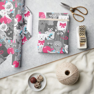 Cute Cats Wrapping Paper