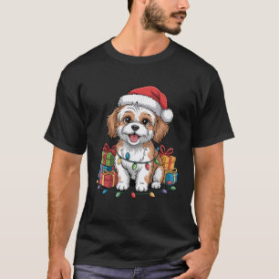 Cute Cavachon Christmas Xmas Design Funny Dog Love T-Shirt