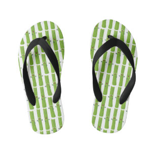 Cute celery sticks trio cartoon vegetables kid's jandals