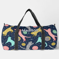 Cute Celestial Mystical Space Cats Personalised