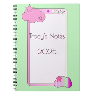 Cute Cell Phone School or Work  Notebook