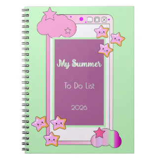 Cute Cell Phone School or Work  Notebook