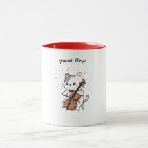 Cute Cello Cat Musician