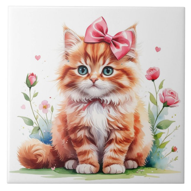 Cute Ceramic Tile (Front)