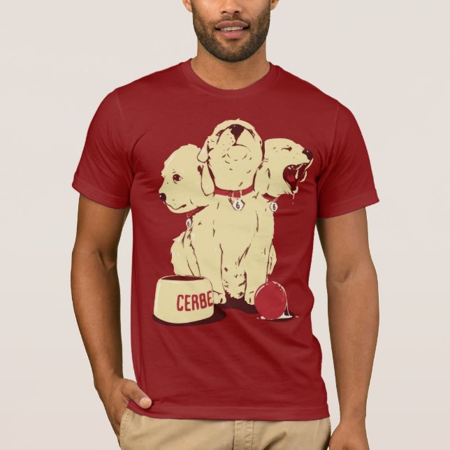 Cute Cerberus Cartoon T-Shirt (Front)