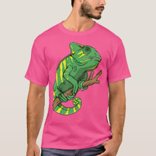 Cute Chameleon Drawing Chamaeleons Art Chameleon T-Shirt