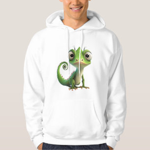 Cute Chameleon Pocket Hoodie – Funny Cartoon pet