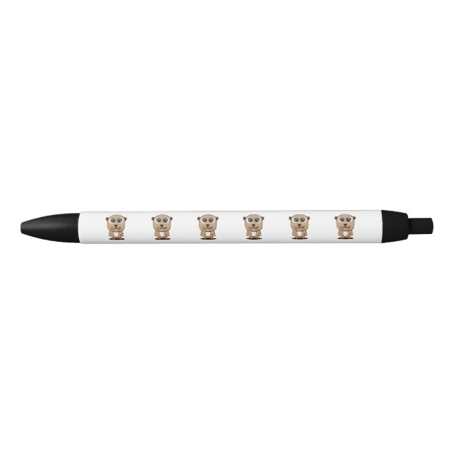 Cute character clipart black ink pen (Front)