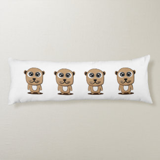 Cute character clipart body cushion