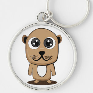 Cute character clipart key ring