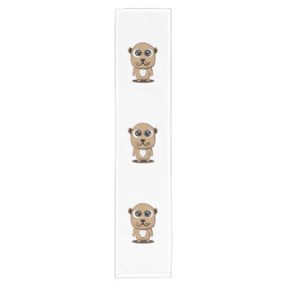 Cute character clipart short table runner