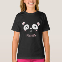 Cute character panda children's birthday apparel