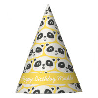 Cute character panda children's birthday