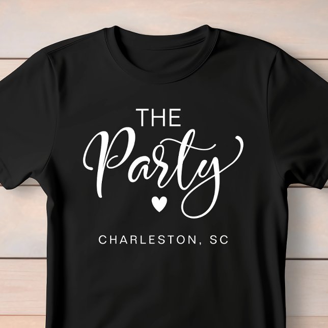 Cute Charleston Bachelorette Party T-Shirt (Celebrate the bride-to-be in fun and style at her bachelorette party)