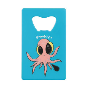 Cute, cheeky baby octopus cartoon