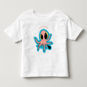 Cute, cheeky baby octopus cartoon toddler T-Shirt