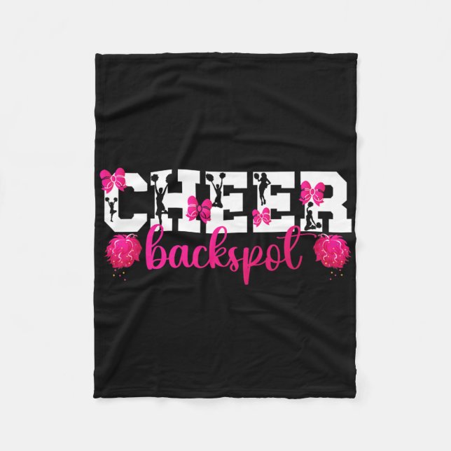 Cute Cheer Ckspot Cheerleading Ckspot  Fleece Blanket (Front)
