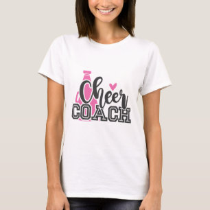 Cute Cheer Coach - Cheerleading Team Coach Heart G T-Shirt