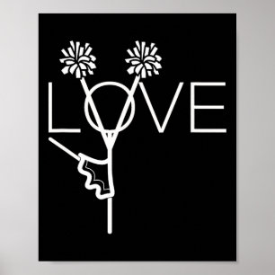 Cute Cheer Gifts For Cheerleaders Teen Girls Women Poster