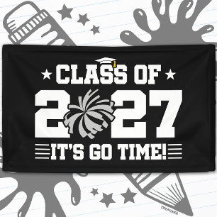 Cute Cheer Graduation Quote Senior Class of 2027 Banner