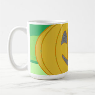 Cute Cheerful Harvest Pumpkin Orange Coffee Mug