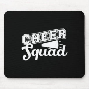 Cute Cheerleader Art Women Girls Cheer Squad Cheer Mouse Pad