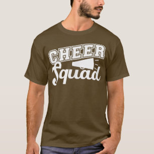 Cute Cheerleader Art Women Girls Cheer Squad Cheer T-Shirt