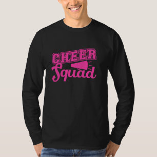 Cute Cheerleader Art Women Girls Cheer Squad Cheer T-Shirt