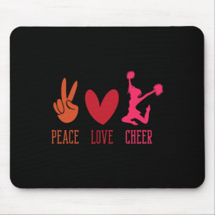 Cute Cheerleader Design For Women Girls Cheerleadi Mouse Pad