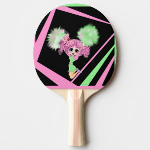 Cute Cheerleader gifts personalised Ping Pong Paddle
