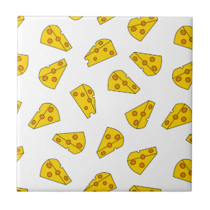 Cute Cheese Pattern Tile