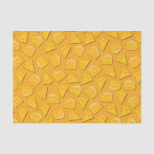 Cute Cheese Wedge Kids 1st Birthday Party Tissue Paper