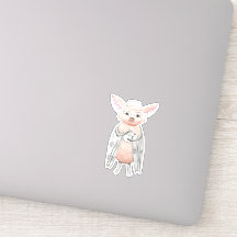 Cute Chef Bat with Mixing Bowl
