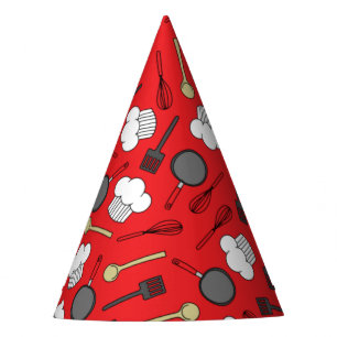 Cute Chef Cooking Kids 1st Birthday Party Hat