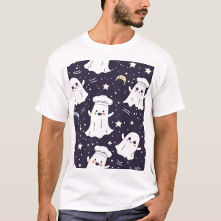 Cute Chef Ghost T-Shirt