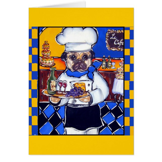 Cute Chef Pug (Front)