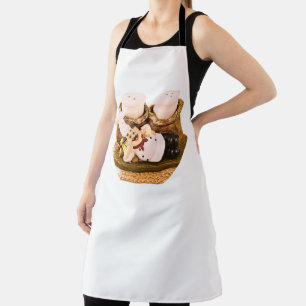 Cute Chef Salt and Pepper Shaker Funny Kitchen Apr Apron