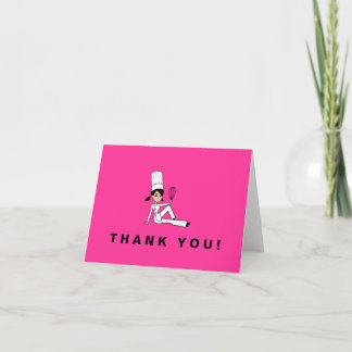 Cute Chef Thank You Card