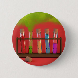 Cute Chemistry 6 Cm Round Badge
