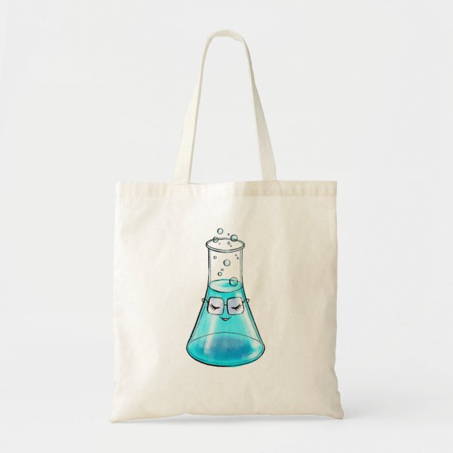 Cute Chemistry Science Lab Art Tote Bag (Front)