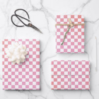 Cute Chequered Pink Orange Summer