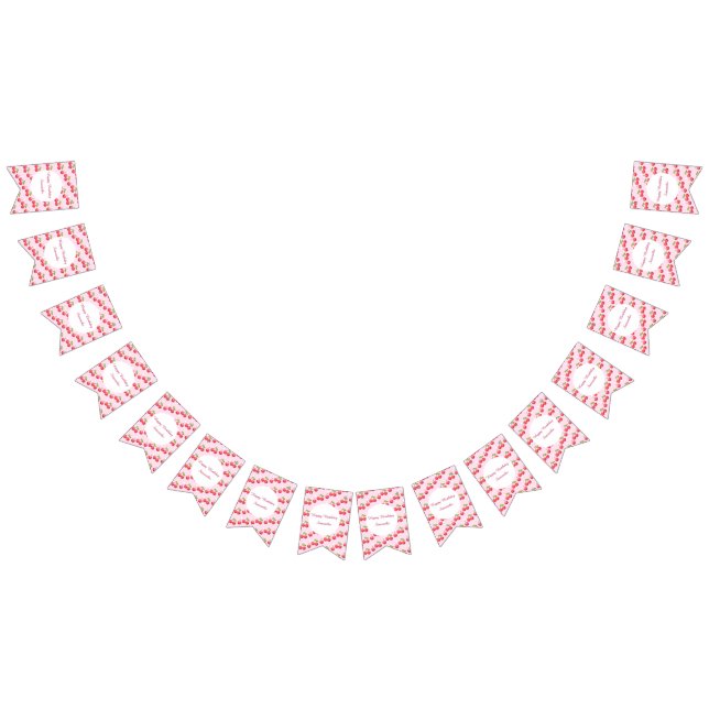 Cute Cherry 1st Birthday Party Bunting (All)