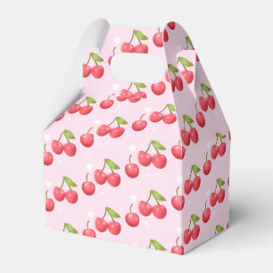 Cute Cherry 1st Birthday Party Favour Box