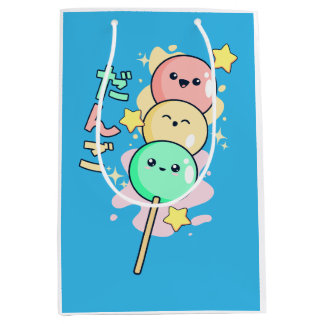 Cute Cherry Blossom Dumpling Medium Gift Bag