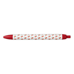 Cute Cherry Hand Drawn Sweet Birthday Red Black Ink Pen